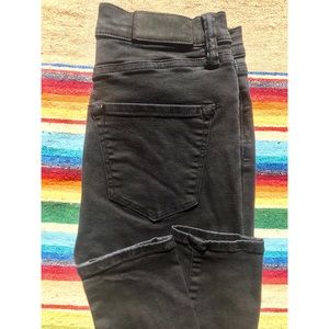 AllSaints Midrise Black Skinny Jeans Size 27
